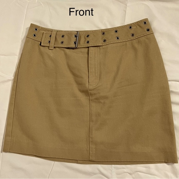 Ralph Lauren Beige Denim Skirt, Size 8, Excellent Preowned Condition. - Picture 1 of 9